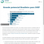 Grande potencial Brasileiro para SHIP